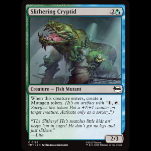 MTG Slithering Cryptid Teenage Mutant Ninja Turtles tmt#168