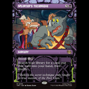 MTG Splinter's Technique Teenage Mutant Ninja Turtles tmt#233