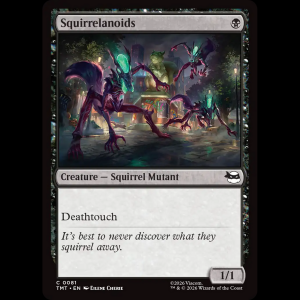 MTG Squirrelanoids Teenage Mutant Ninja Turtles tmt#81