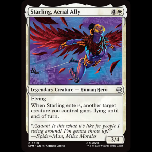 MTG Starling, Aerial Ally Marvel's Spider-Man spm#18