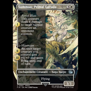 MTG Summon: Primal Garuda Final Fantasy fin#360