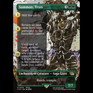MTG Summon: Titan Final Fantasy fin#373