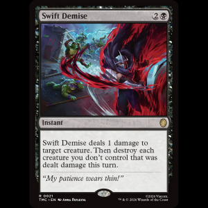 MTG Swift Demise Teenage Mutant Ninja Turtles Eternal tmc#21