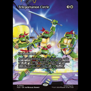 MTG Teleportation Circle Teenage Mutant Ninja Turtles Source Material pza#2