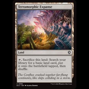 MTG Terramorphic Expanse Lorwyn Eclipsed Commander ecc#169