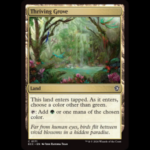 MTG Thriving Grove Lorwyn Eclipsed Commander ecc#171