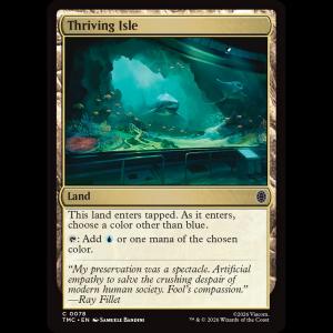 MTG Thriving Isle Teenage Mutant Ninja Turtles Eternal tmc#78