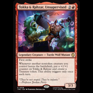 MTG Tokka & Rahzar, Unsupervised Teenage Mutant Ninja Turtles Eternal tmc#28