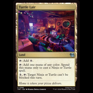 MTG Turtle Lair Teenage Mutant Ninja Turtles tmt#190
