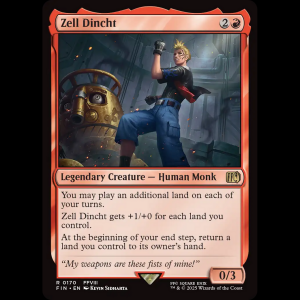 MTG Zell Dincht Final Fantasy fin#170