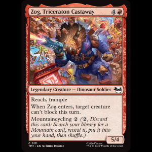 MTG Zog, Triceraton Castaway Teenage Mutant Ninja Turtles tmt#111