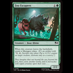 MTG Zoo Escapees Teenage Mutant Ninja Turtles tmt#138