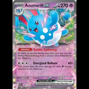 Pokemon TCG Azumarill ex - Ascended Heroes - Holofoil