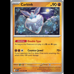 Pokemon TCG Carbink - 117/217 - Ascended Heroes