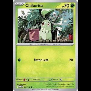 Pokemon TCG Chikorita - Mega Evolution