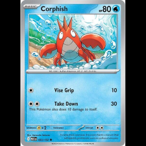 Pokemon TCG Corphish - Mega Evolution - Reverse Holofoil