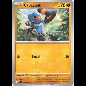 Pokemon TCG Croagunk - Mega Evolution