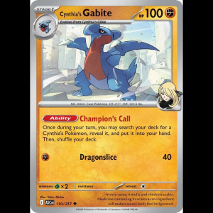 Pokemon TCG Cynthia's Gabite - Ascended Heroes