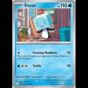 Pokemon TCG Eiscue - Mega Evolution - Reverse Holofoil