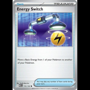 Pokemon TCG Energy Switch - Mega Evolution - Reverse Holofoil