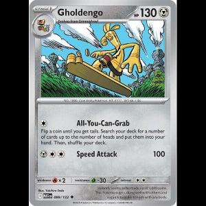 Pokemon TCG Gholdengo - Mega Evolution - Reverse Holofoil