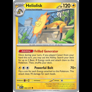 Pokemon TCG Heliolisk - 064/217 - Ascended Heroes