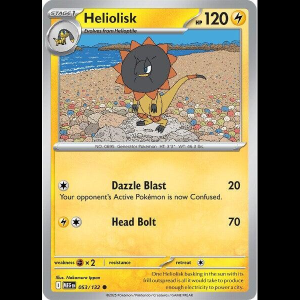 Pokemon TCG Heliolisk - Mega Evolution