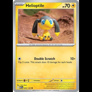Pokemon TCG Helioptile - 052/132 - Mega Evolution
