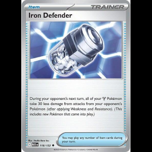 Pokemon TCG Iron Defender - Mega Evolution - Reverse Holofoil