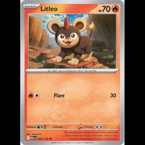 Pokemon TCG Litleo - 023/132 - Mega Evolution