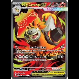 Pokemon TCG Mega Camerupt ex - 156/132 - Mega Evolution - Holofoil