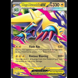 Pokemon TCG Mega Manectric ex - 050/132 - Mega Evolution - Holofoil