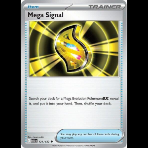 Pokemon TCG Mega Signal - 121/132 - Mega Evolution - Reverse Holofoil