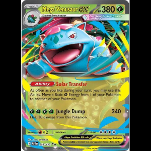 Pokemon TCG Mega Venusaur ex - 003/132 - Mega Evolution - Holofoil