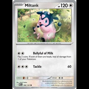 Pokemon TCG Miltank - Mega Evolution - Reverse Holofoil