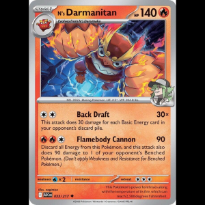Pokemon TCG N's Darmanitan - Ascended Heroes