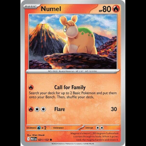 Pokemon TCG Numel - Mega Evolution