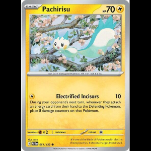 Pokemon TCG Pachirisu - Mega Evolution - Reverse Holofoil