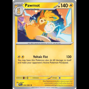 Pokemon TCG Pawmot - Phantasmal Flames - Holofoil