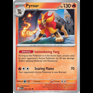 Pokemon TCG Pyroar - Mega Evolution - Reverse Holofoil