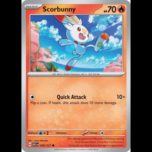 Pokemon TCG Scorbunny - 036/217 - Ascended Heroes