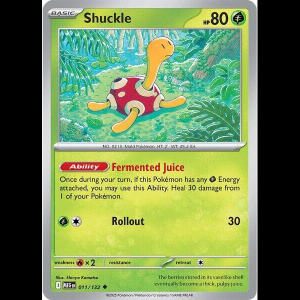 Pokemon TCG Shuckle - 011/132 - Mega Evolution