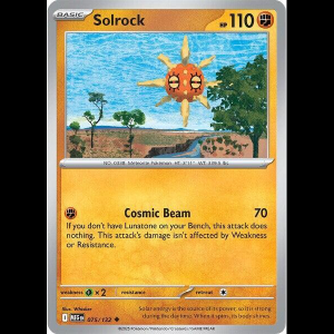 Pokemon TCG Solrock - Mega Evolution