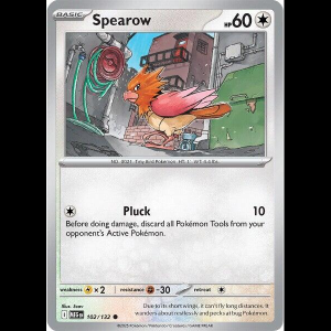 Pokemon TCG Spearow - 102/132 - Mega Evolution - Reverse Holofoil