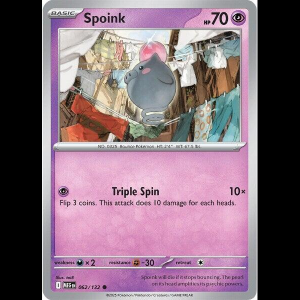 Pokemon TCG Spoink - Mega Evolution