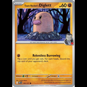 Pokemon TCG Team Rocket's Diglett - Ascended Heroes
