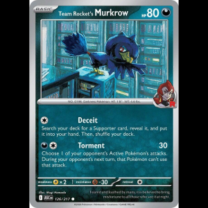 Pokemon TCG Team Rocket's Murkrow - Ascended Heroes
