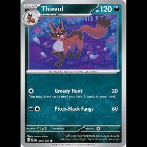 Pokemon TCG Thievul - Mega Evolution