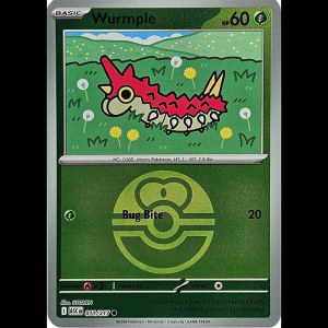 Pokemon TCG Wurmple (Love Ball) - Ascended Heroes - Reverse Holofoil