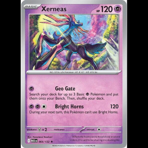 Pokemon TCG Xerneas - Mega Evolution - Holofoil